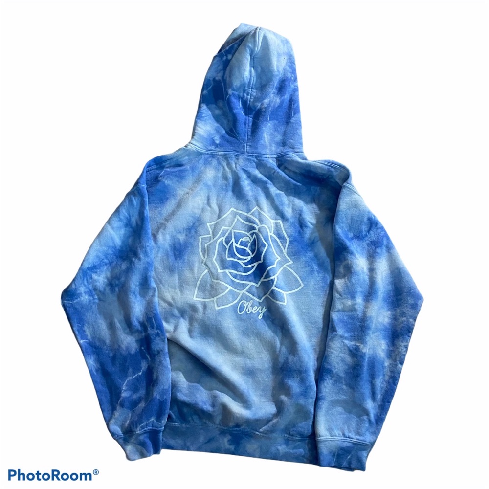 blue flower zumiez hoodie